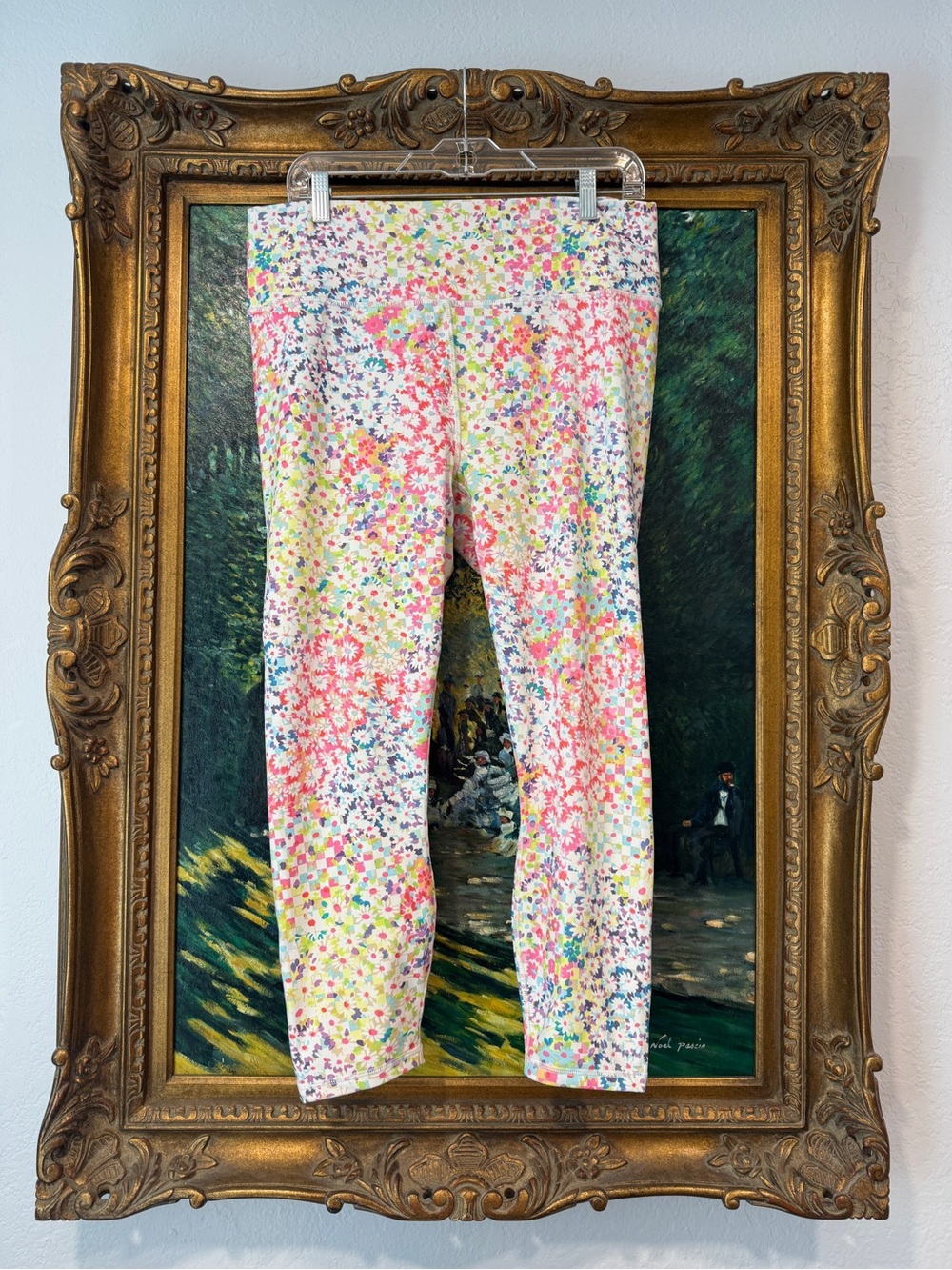 Fabletics Multicolor Confetti Floral Leggings